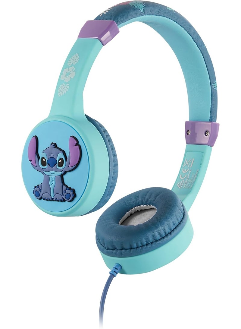 Volkano Disney Stitch 3D Aux Headphone Adjustable Band Padded Earcups for Kids - Image 2